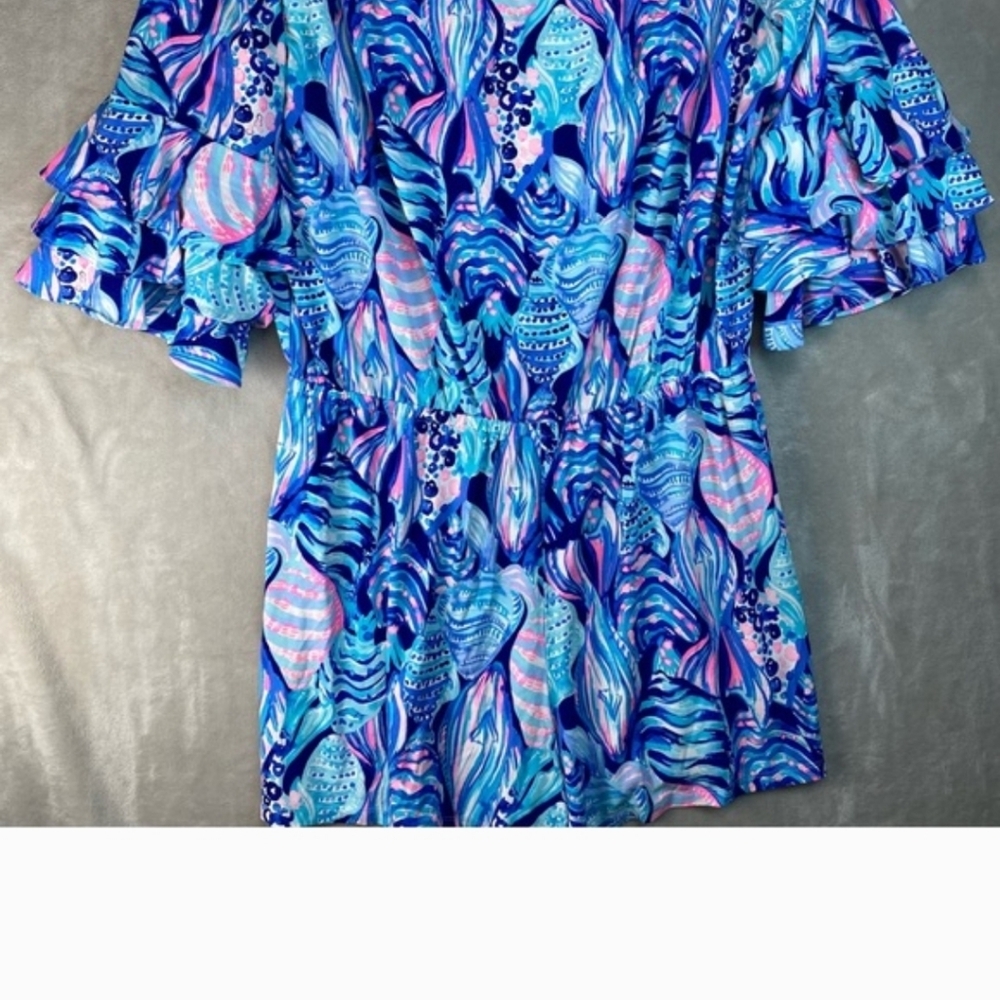 Lilly Pulitzer Calla Romper XLARGE - Picture 2 of 5